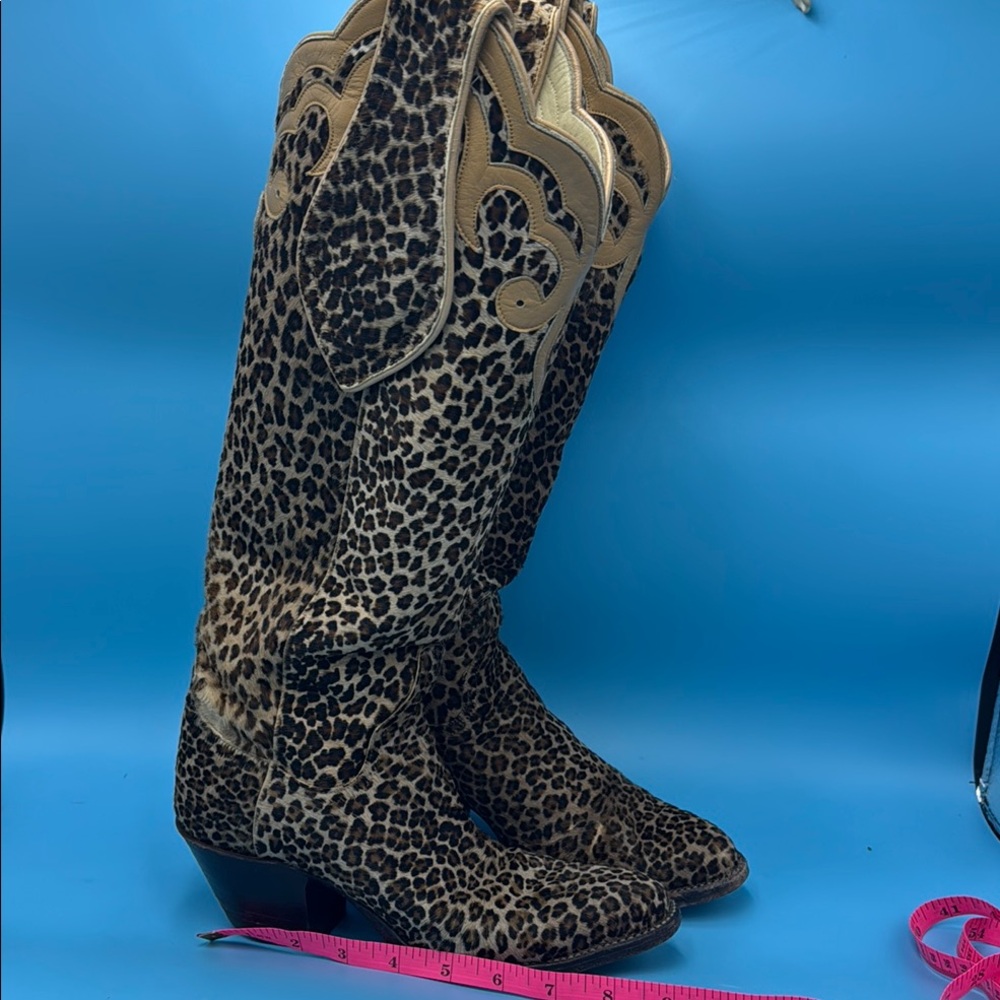 Leopard Print Cowboy Boots
